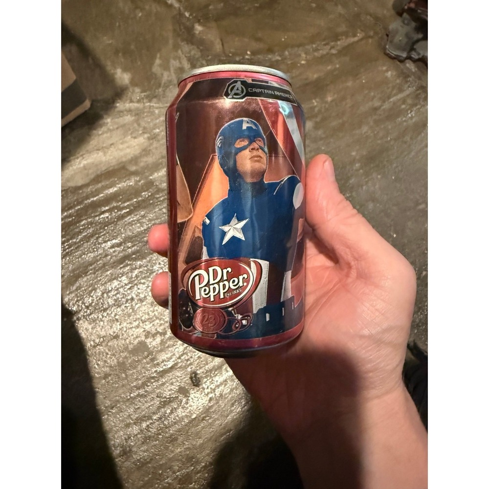 2012 captain America Dr Pepper can empty